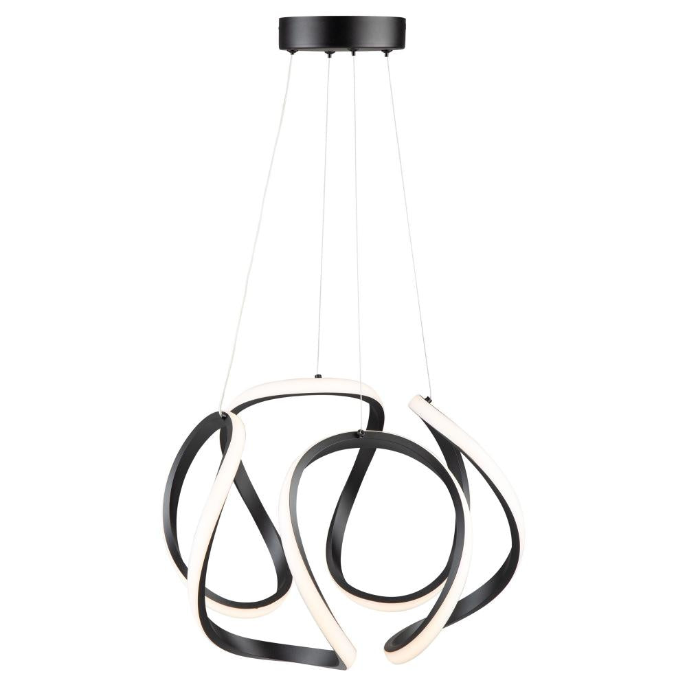 Mira 30W LED Pendant Black