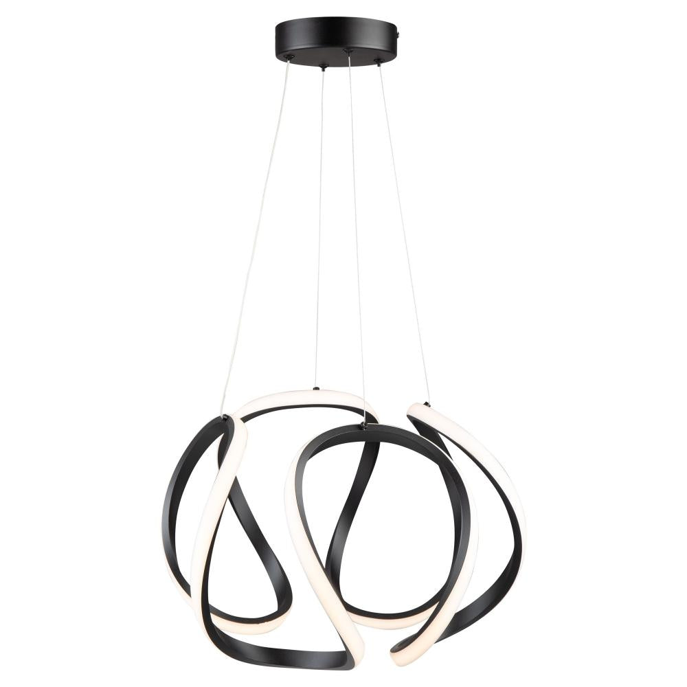 Mira 30W LED Pendant Black