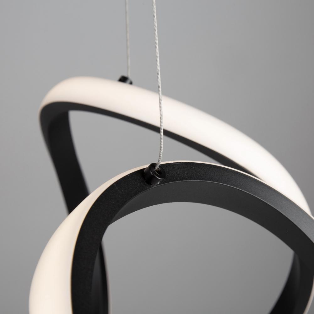 Mira 30W LED Pendant Black