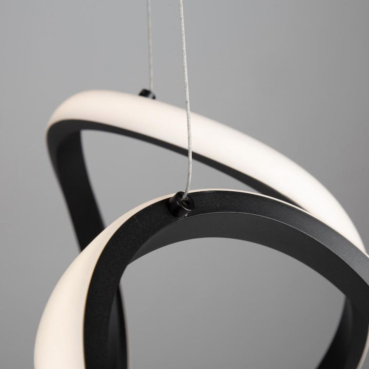 Mira 30W LED Pendant Black