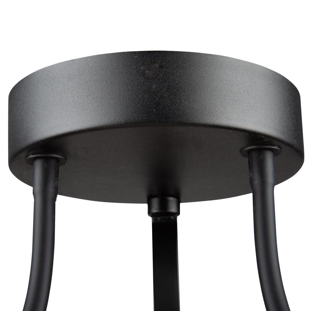 Ara 24W LED Semi-Flush Mount Black
