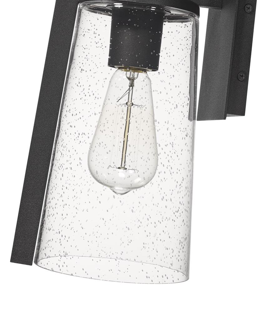 Portofino Collection Outdoor Wall Sconce, Black