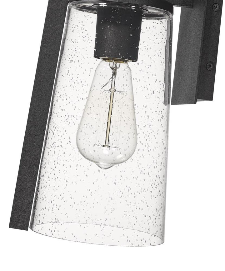 Portofino Collection Outdoor Wall Sconce, Black