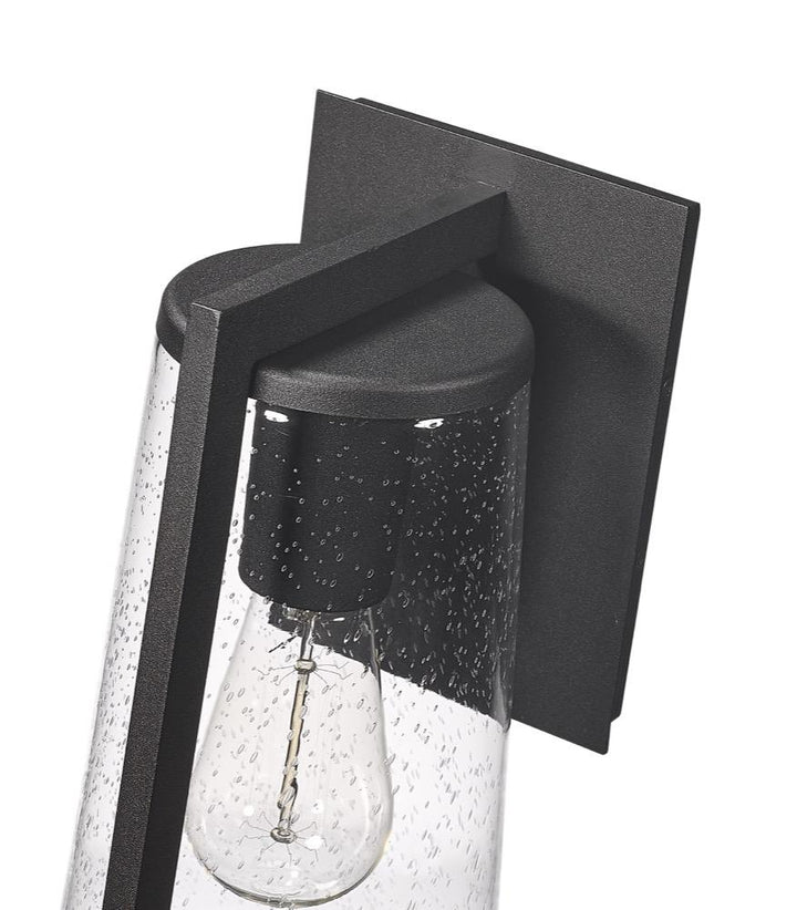 Portofino Collection Outdoor Wall Sconce, Black