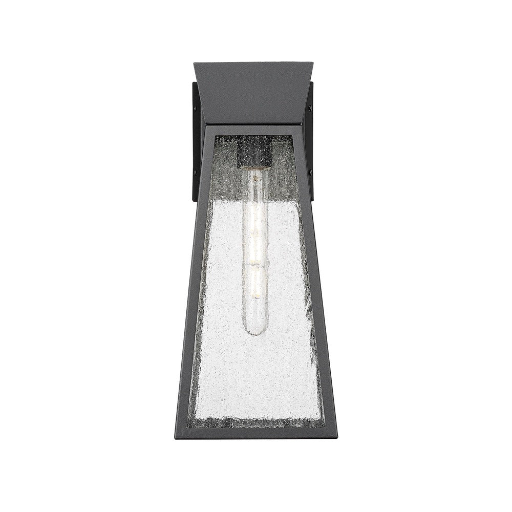 Lucian Collection 1-Light 17" Outdoor Wall Light Black