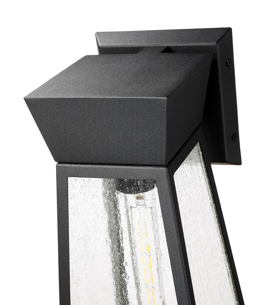 Lucian Collection 1-Light 17" Outdoor Wall Light Black