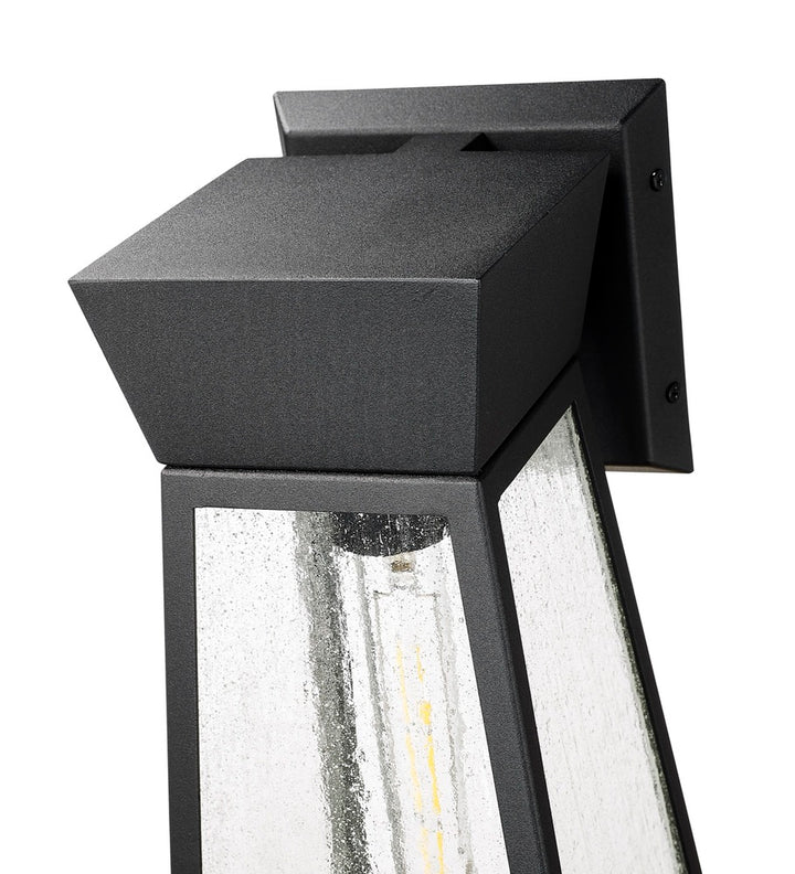 Lucian Collection 1-Light 17" Outdoor Wall Light Black
