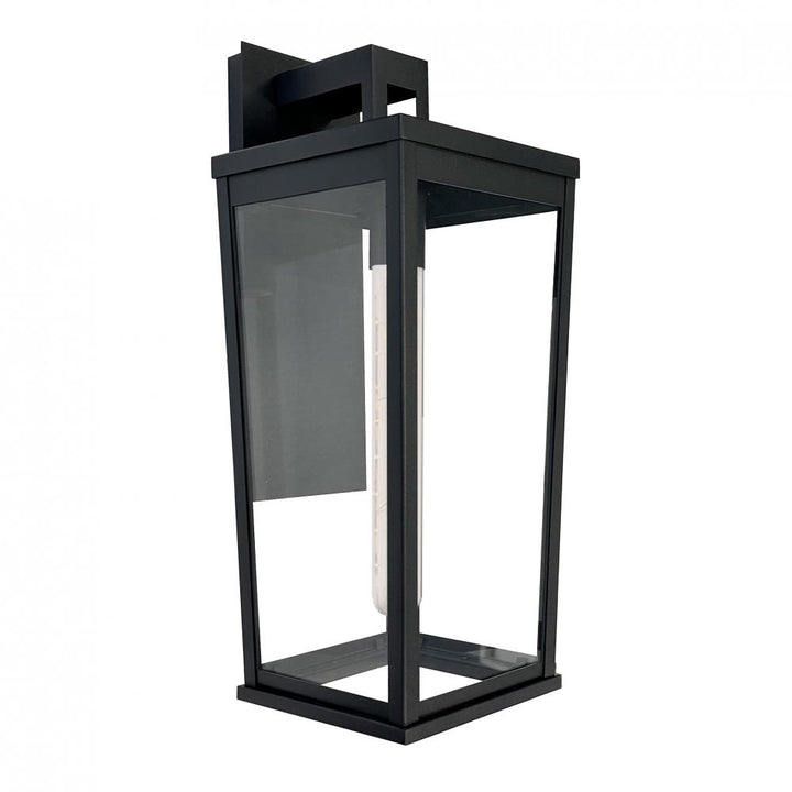 Elmgrove-1-Light Outdoor Wall Light-7.5"-Black