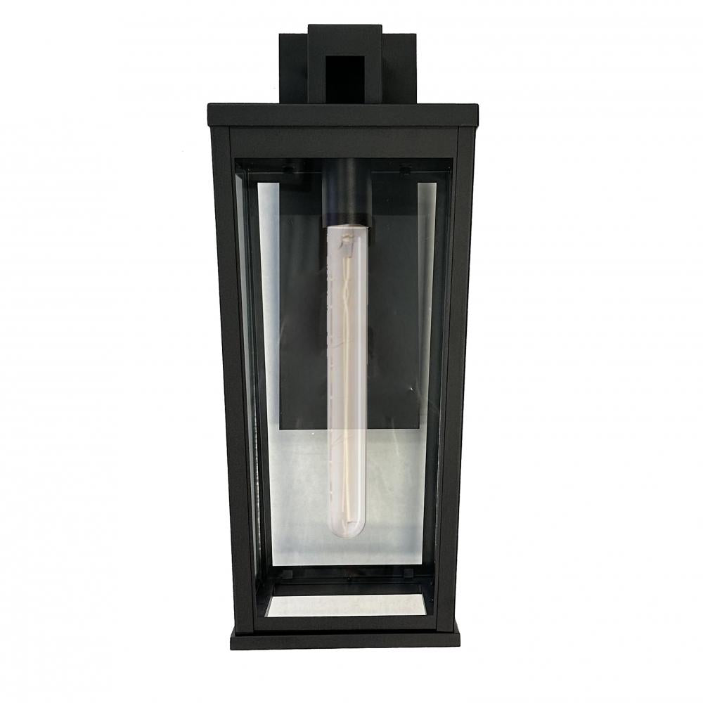Elmgrove-1-Light Outdoor Wall Light-7.5"-Black