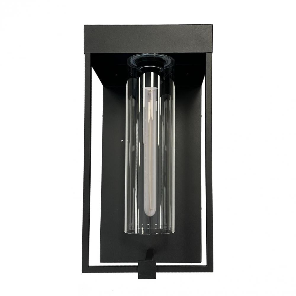 Gardenbrooke-1-Light Outdoor Wall Light-8"-Black