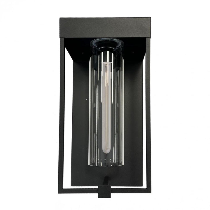 Gardenbrooke-1-Light Outdoor Wall Light-8"-Black