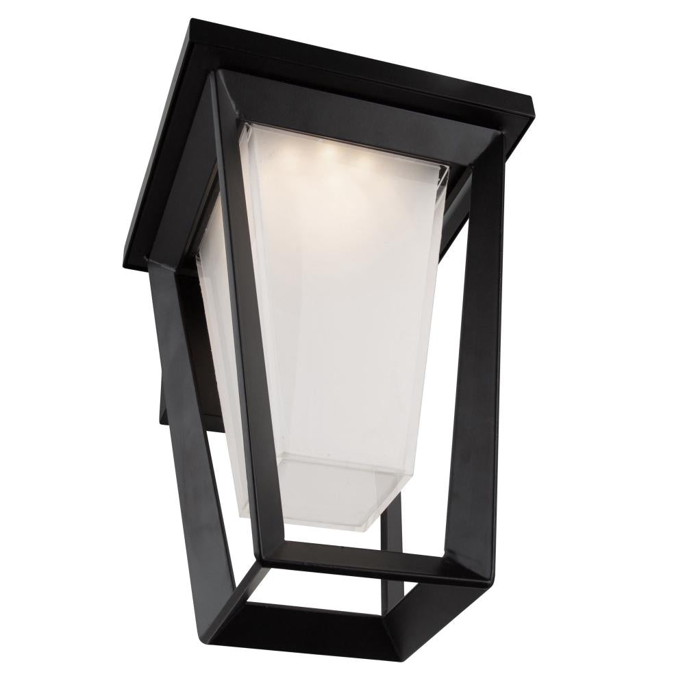 Waterbury 15W LED Outdoor Wall Light Black