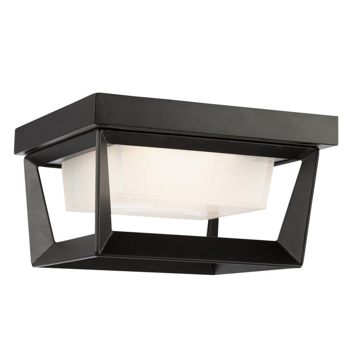 Waterbury 12W LED Outdoor Flush Mount Black