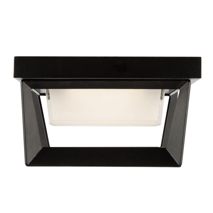 Waterbury 12W LED Outdoor Flush Mount Black