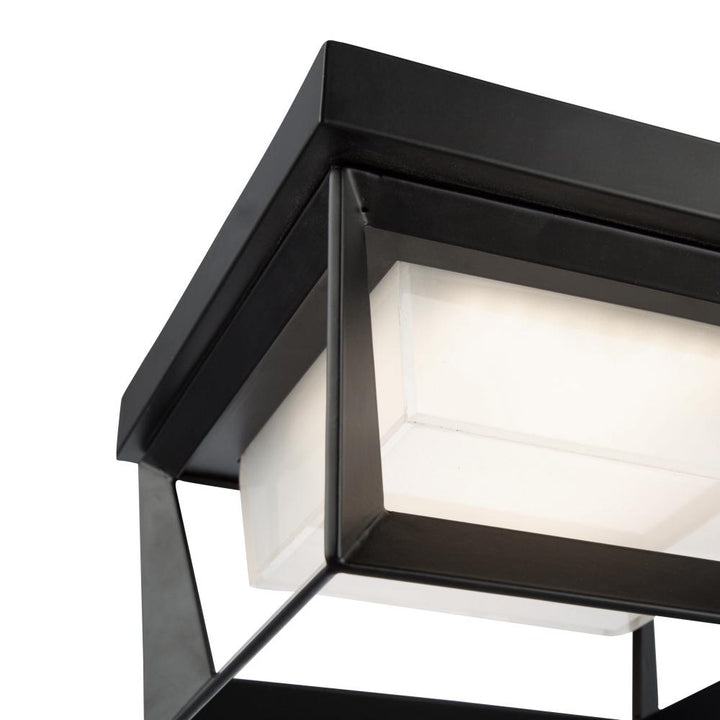 Waterbury 12W LED Outdoor Flush Mount Black