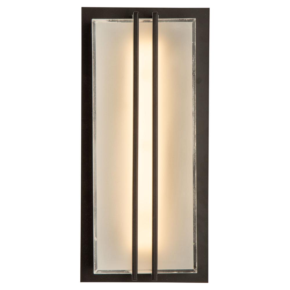 Sausalito 15W LED Outdoor Wall Light Black