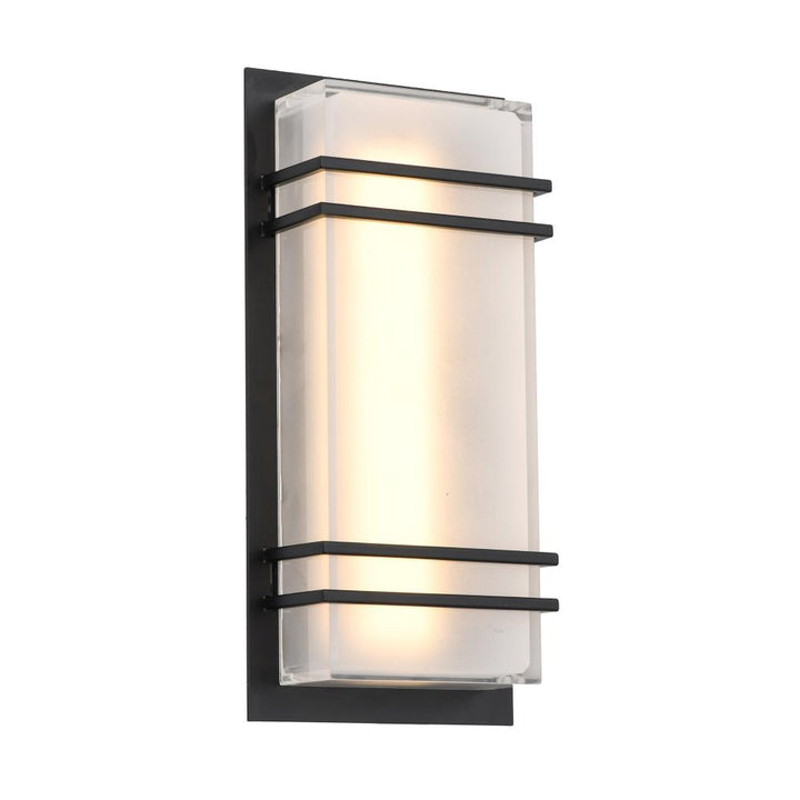 Sausalito 15W LED Outdoor Wall Light Black
