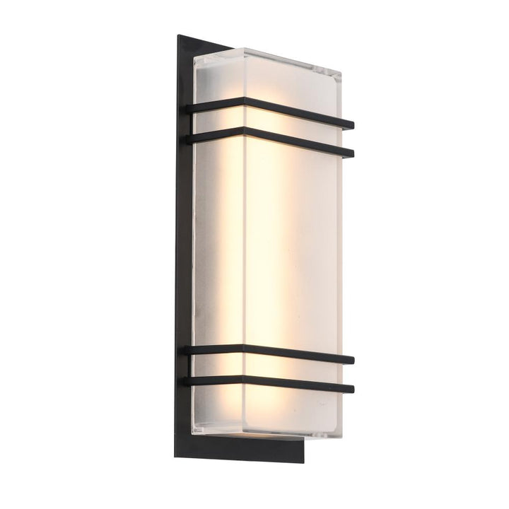 Sausalito 15W LED Outdoor Wall Light Black