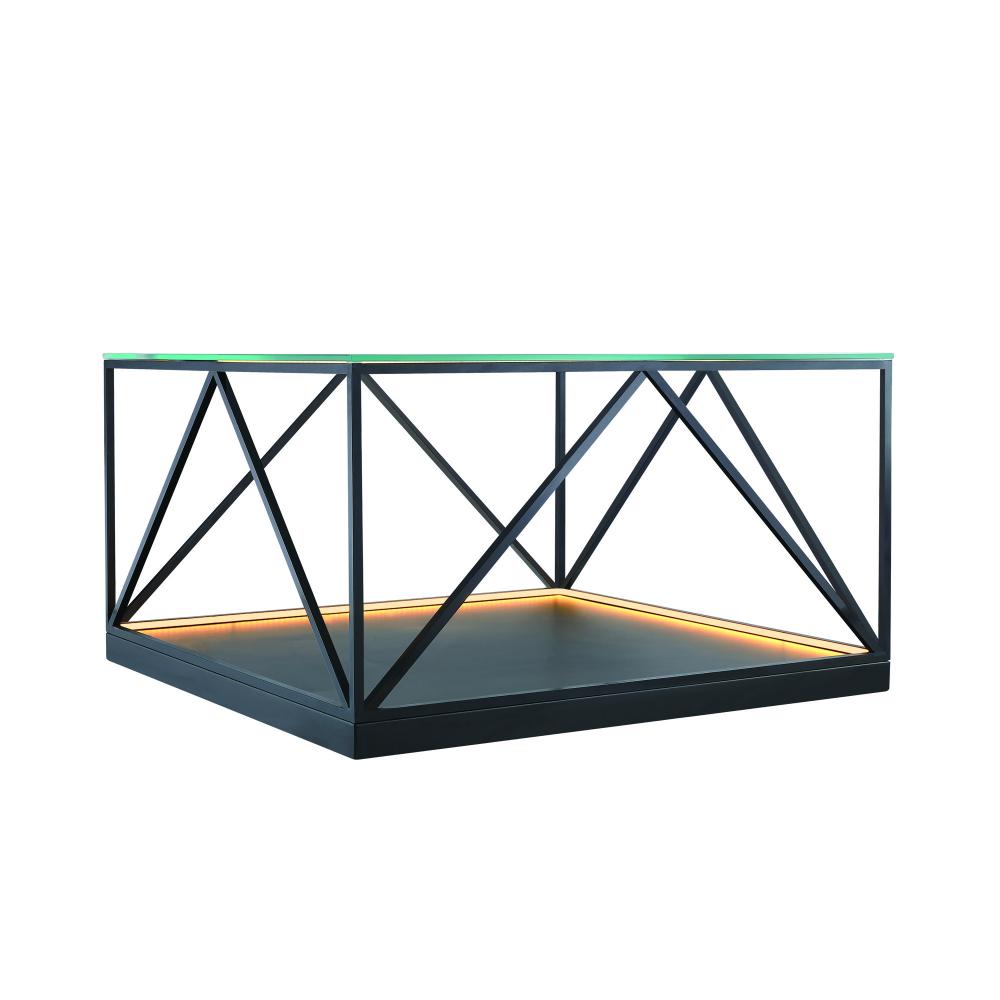Tavola 9W LED Square Table Black