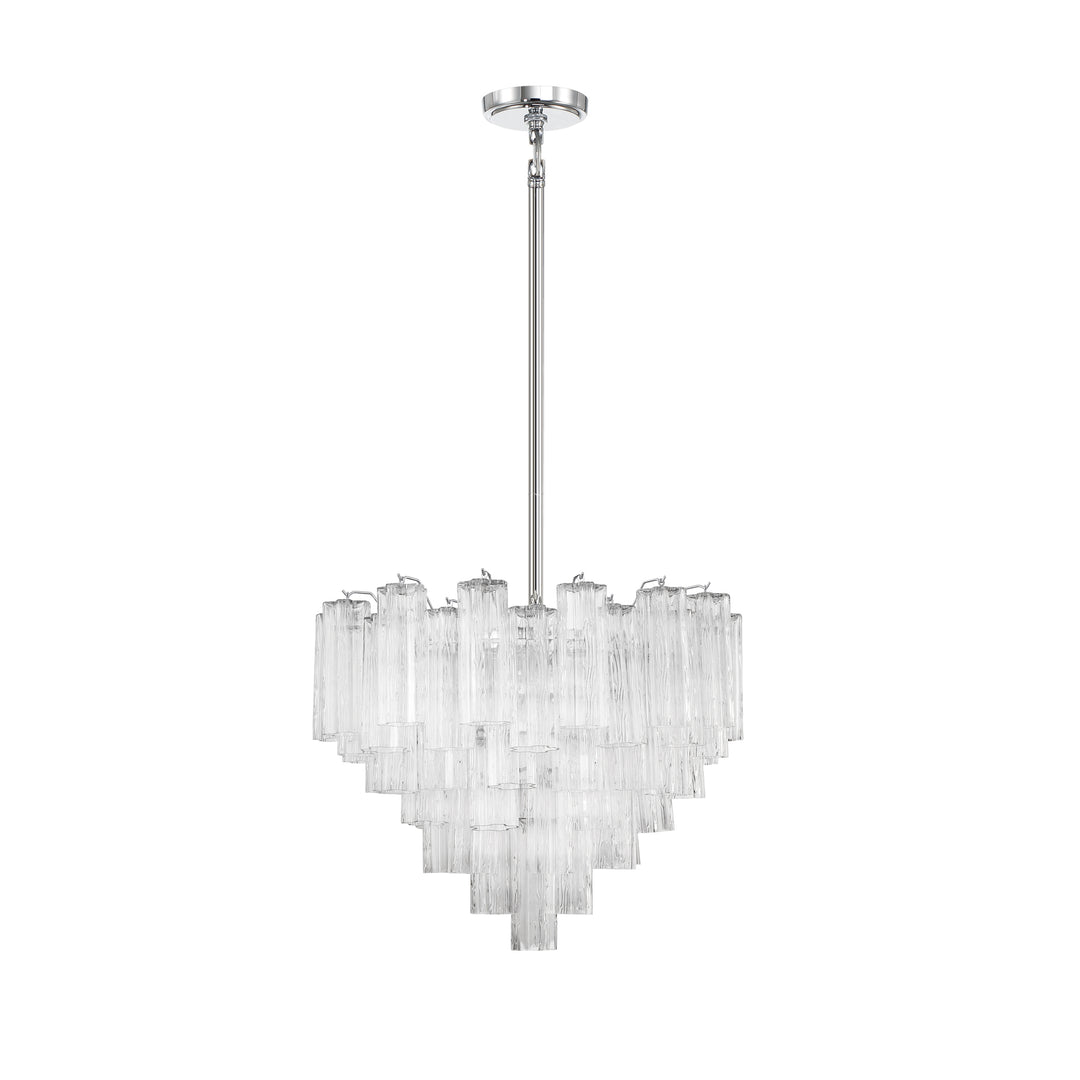 Addis 12 Light Polished Chrome Chandelier