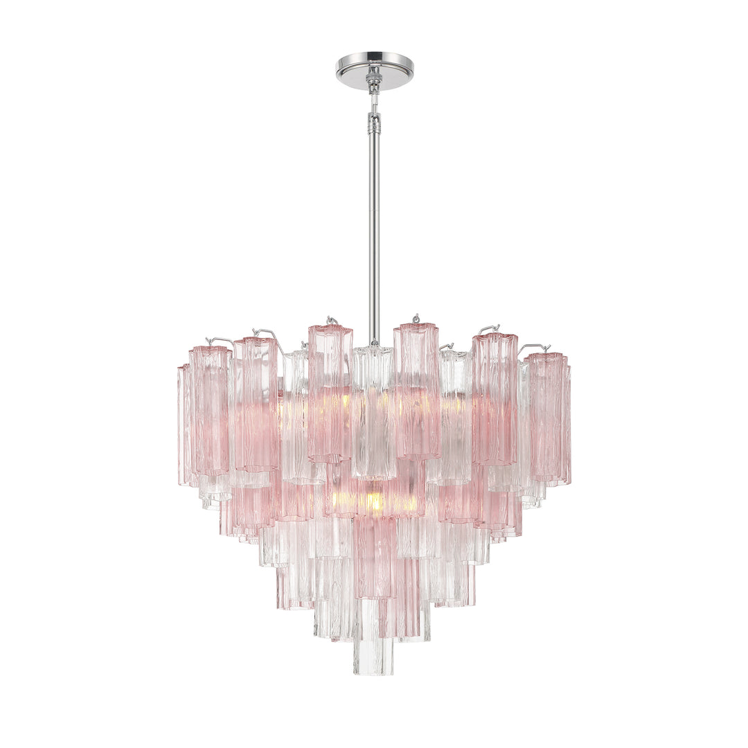 Addis 12 Light Polished Chrome Chandelier