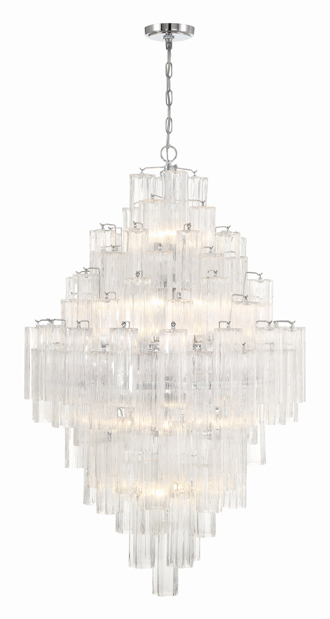 Addis 20 Light Polished Chrome Chandelier