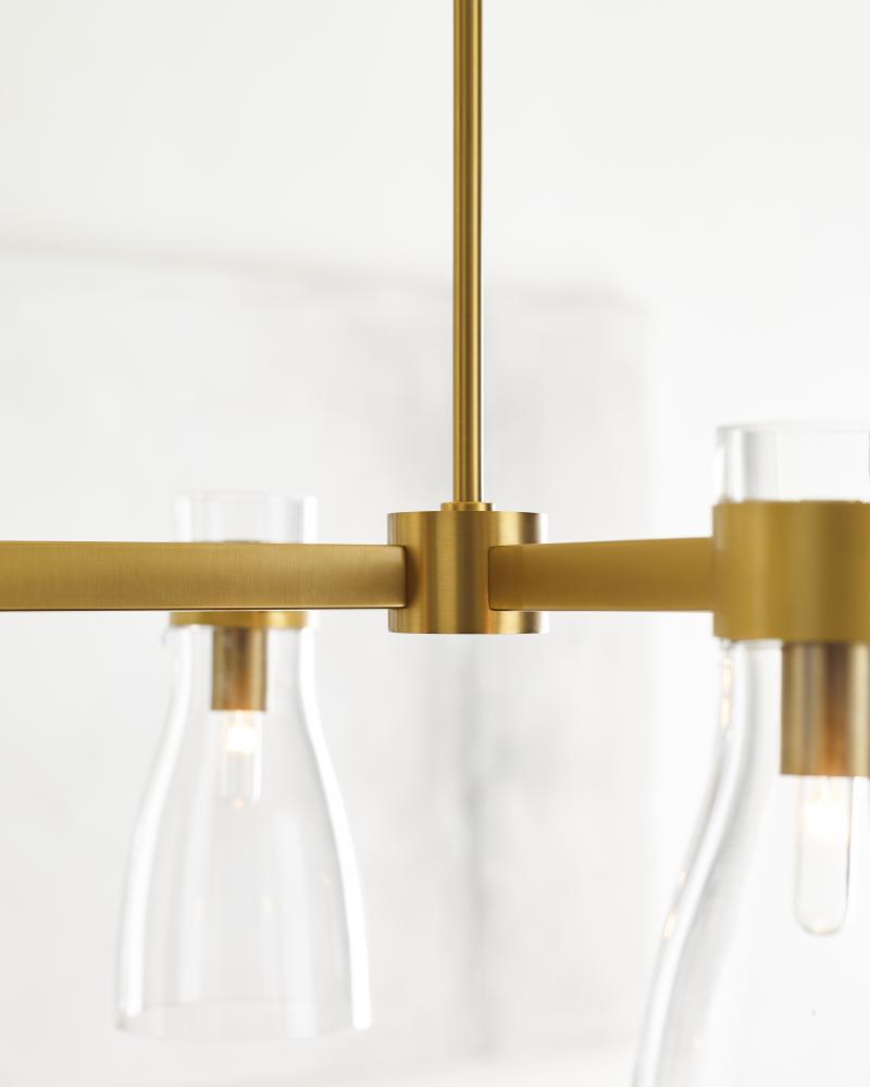 Moritz Four Light Linear Chandelier