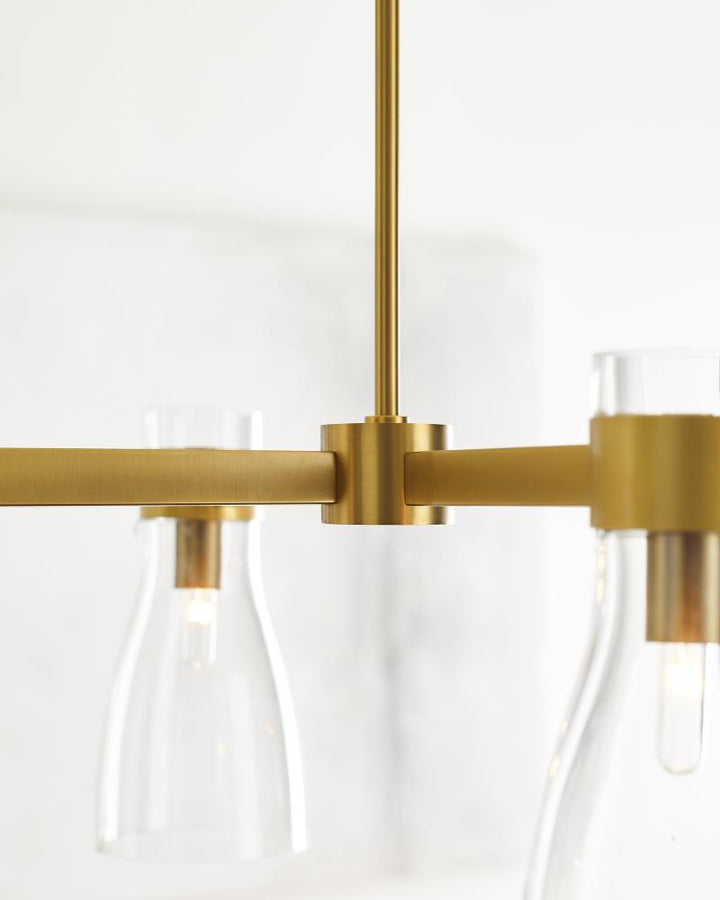 Moritz Four Light Linear Chandelier