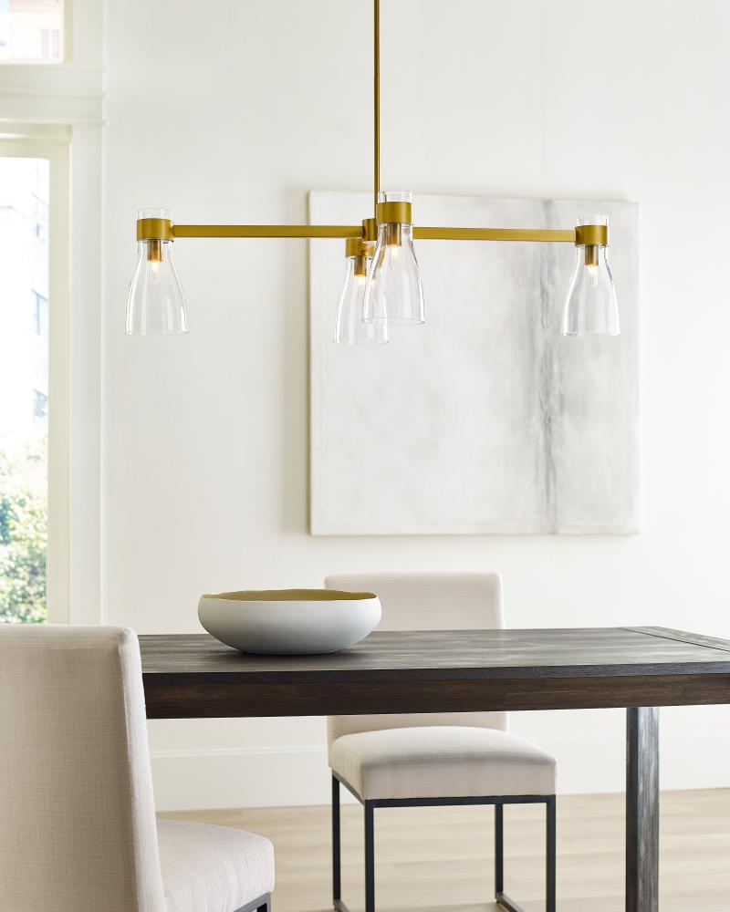 Moritz Four Light Linear Chandelier