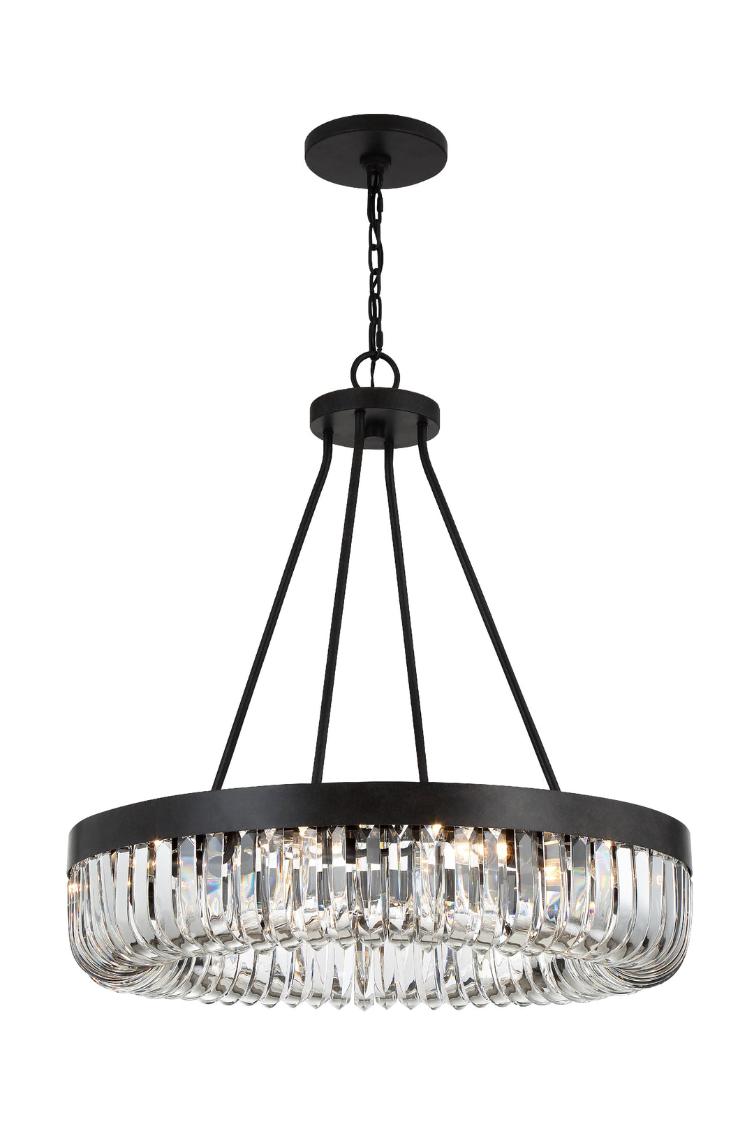 Alister 10 Light Charcoal Bronze Chandelier