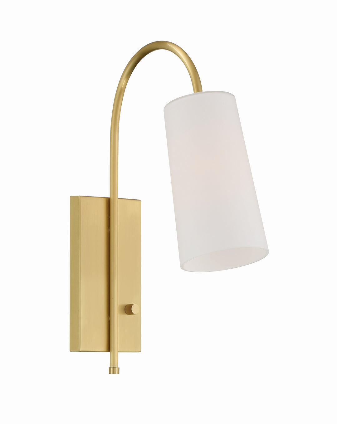 Alexa 1 Light Aged Brass Task Sconce