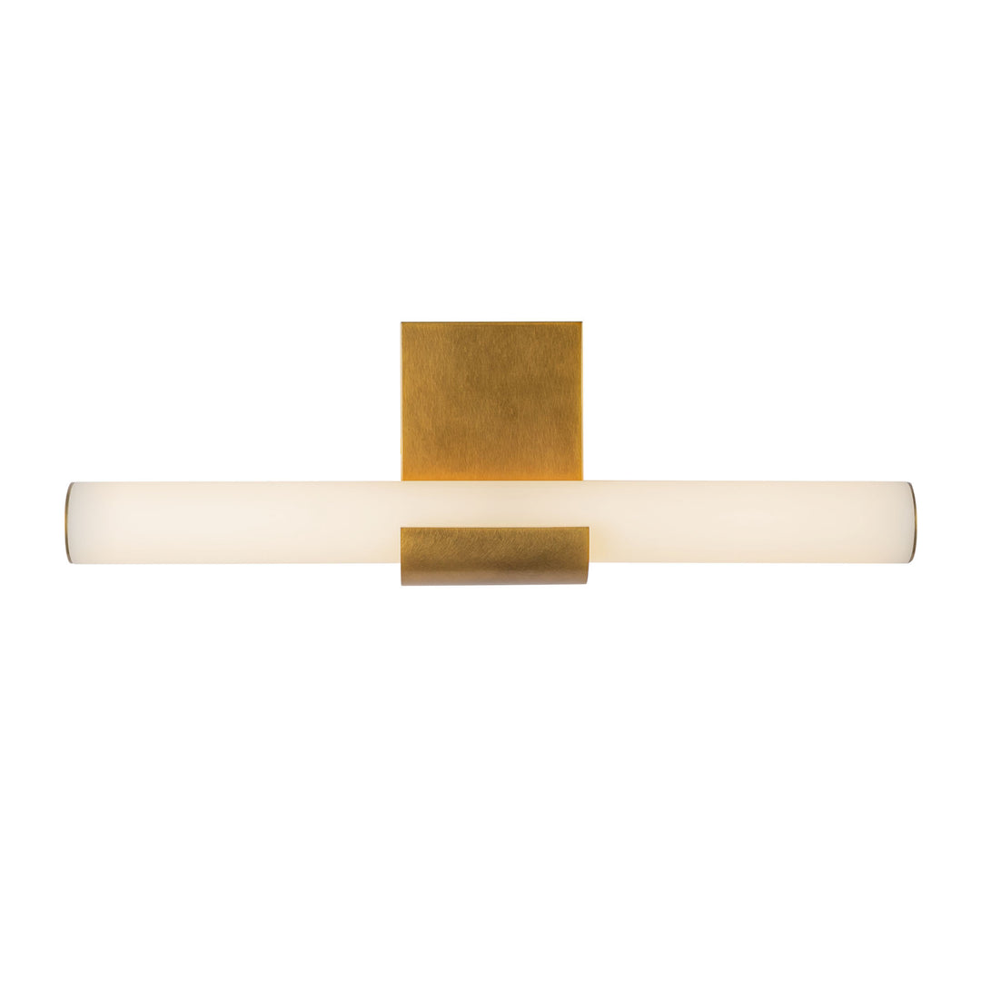 Apollo 6-in Vintage Brass LED Wall Vanity