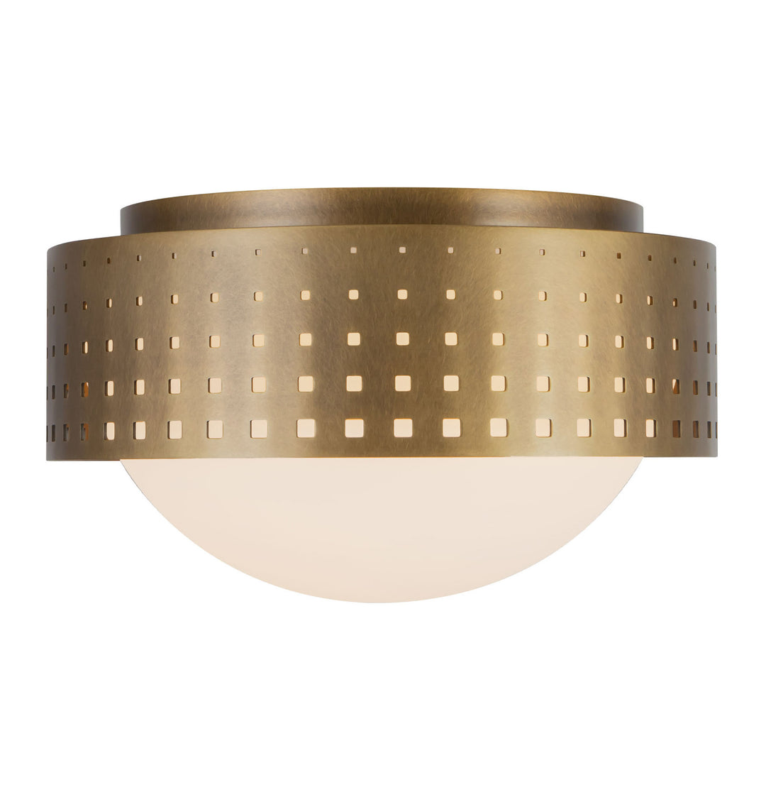 Astoria 10-in Brass Flush Mount