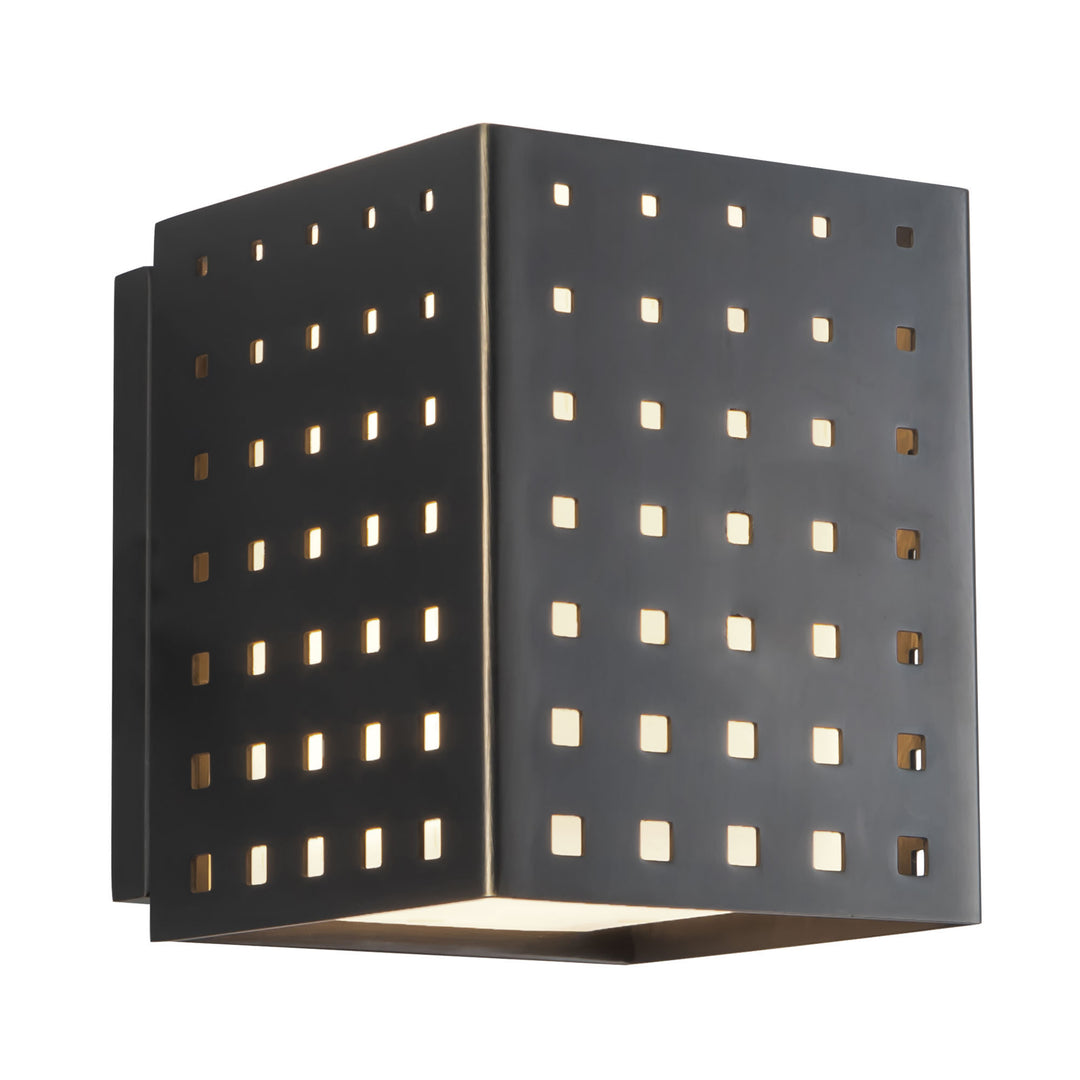 Astoria 5-in Black dimmable LED Wall Sconce