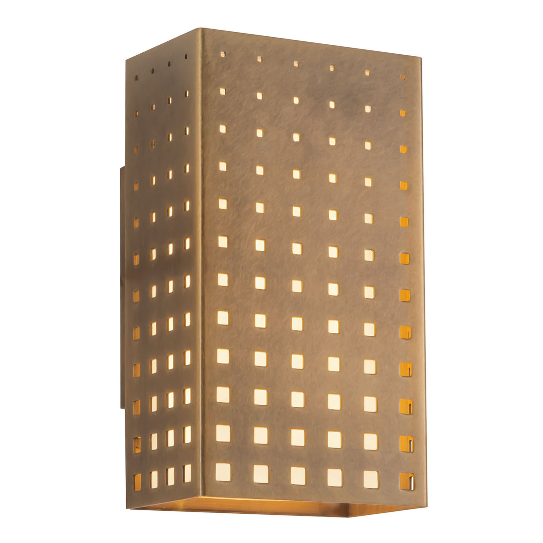 Astoria 9-in Brass dimmable LED Wall Sconce