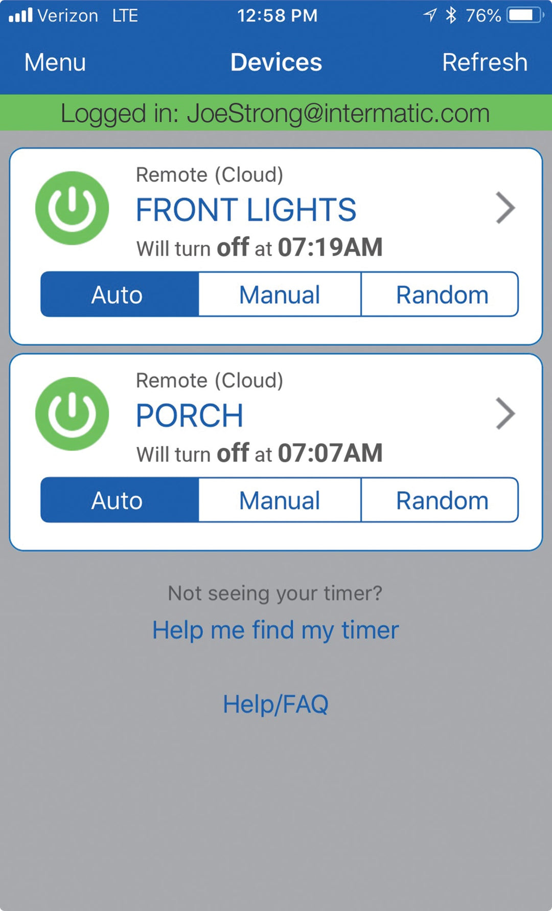 Ascend® Smart 7-Day Programmable Wi-Fi Timer, 120 VAC, 15A, Light Almond