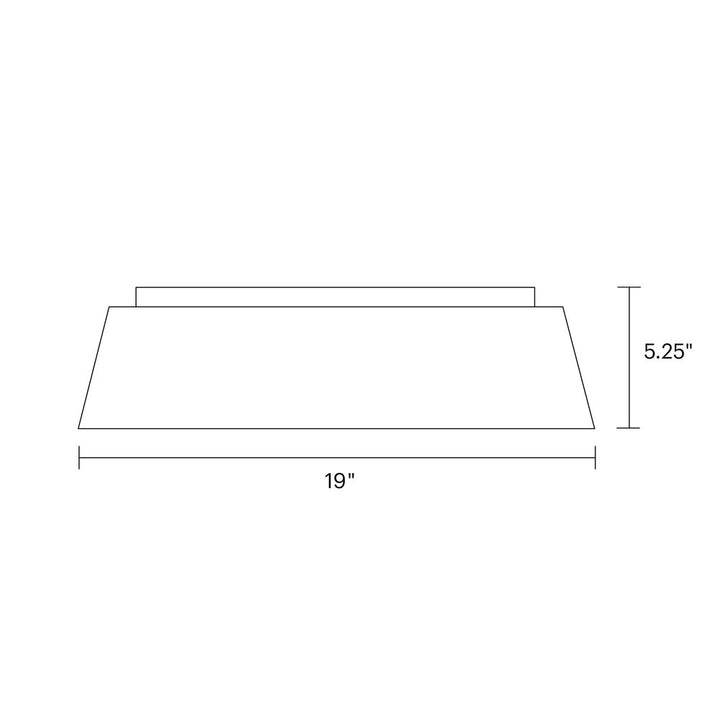 Asher Large Flush Mount