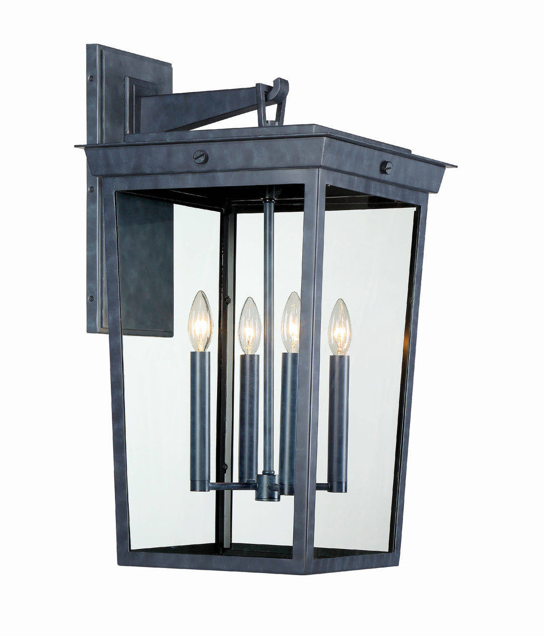 Belmont 4 Light Graphite Outdoor Sconce