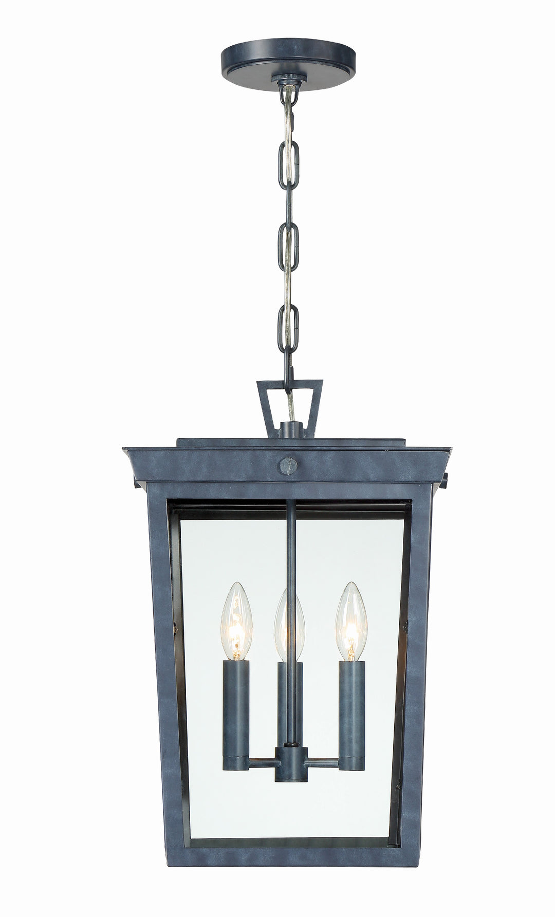 Belmont 3 Light Graphite Outdoor Pendant