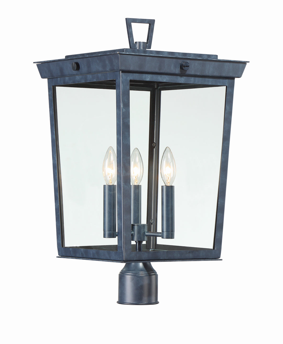 Belmont 3 Light Graphite Outdoor Post