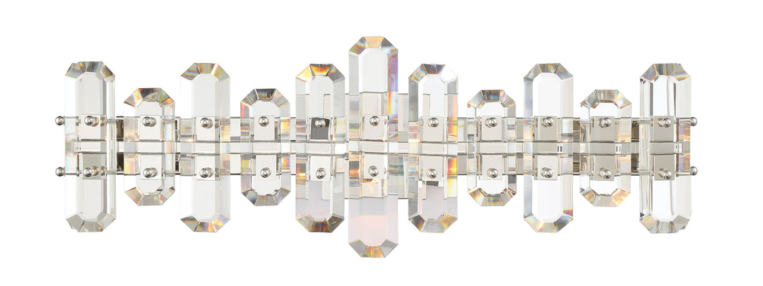 Bolton 3 Light Polished Nickel Bathroom Vanity