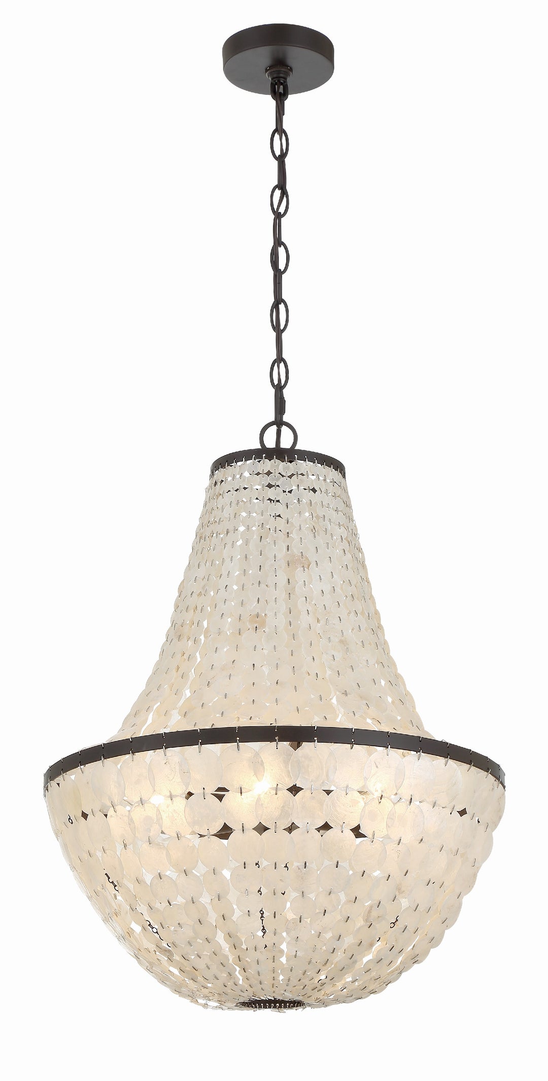 Brielle 6 Light Dark Bronze Chandelier