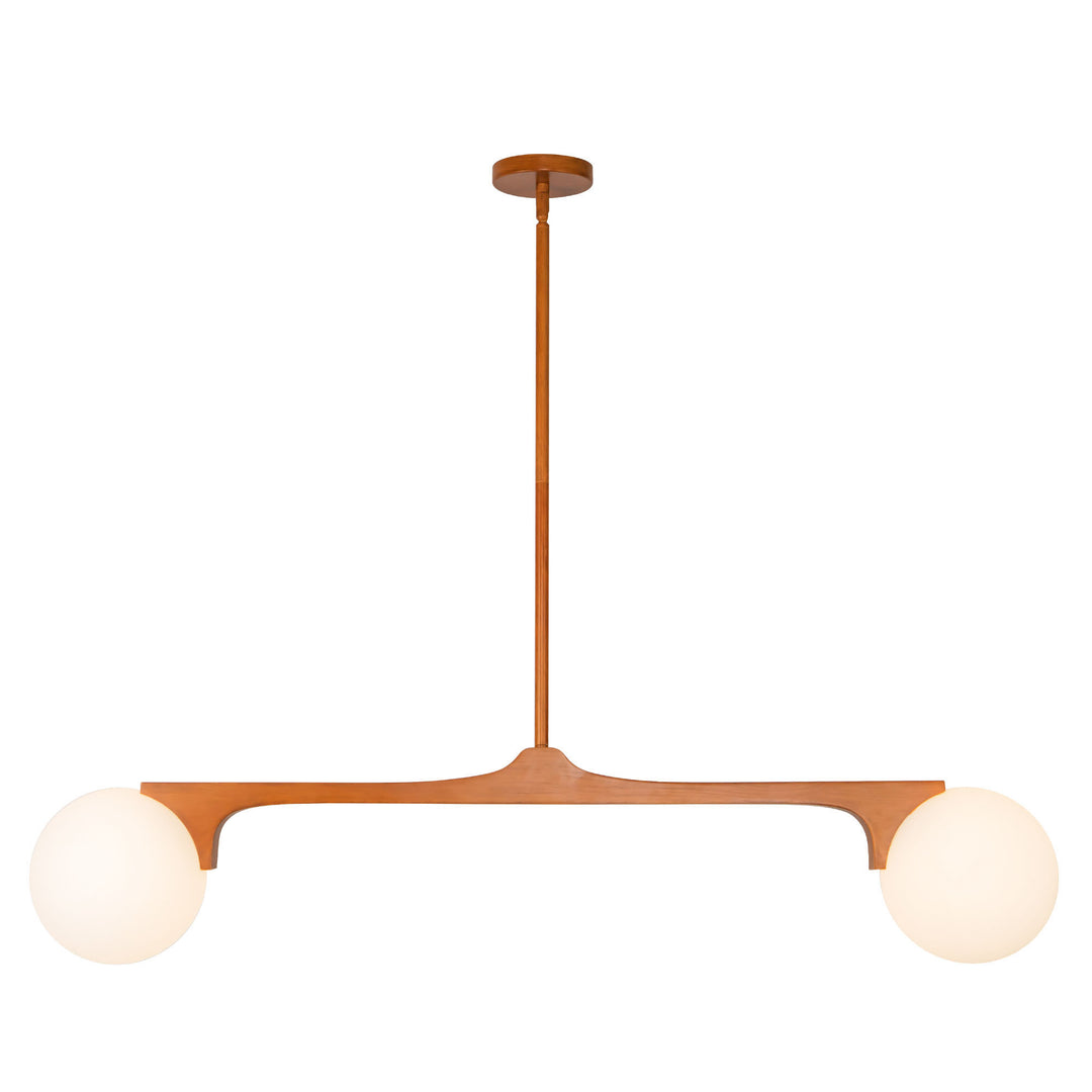 Briar 47-in Brown Linear Pendant