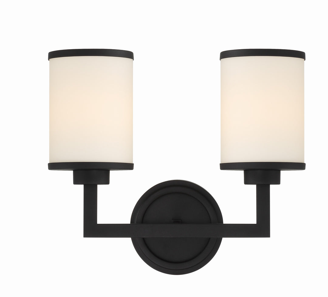 Bryant 2 Light Black Forged Sconce