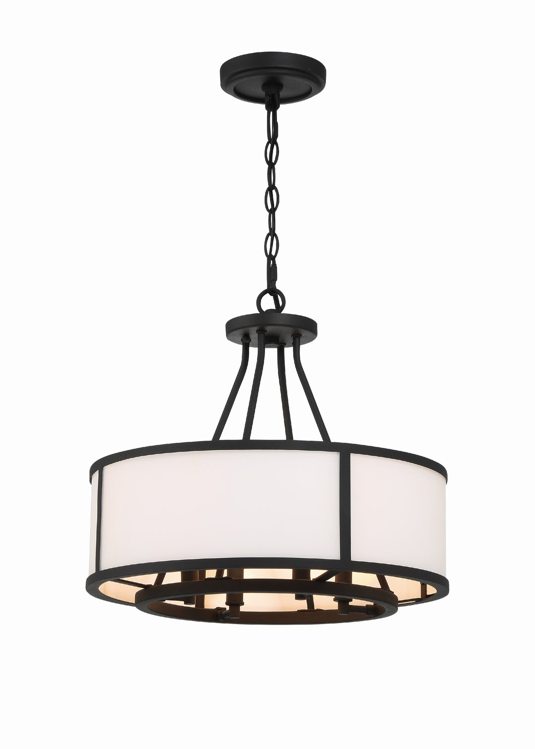 Bryant 4 Light Black Forged Chandelier