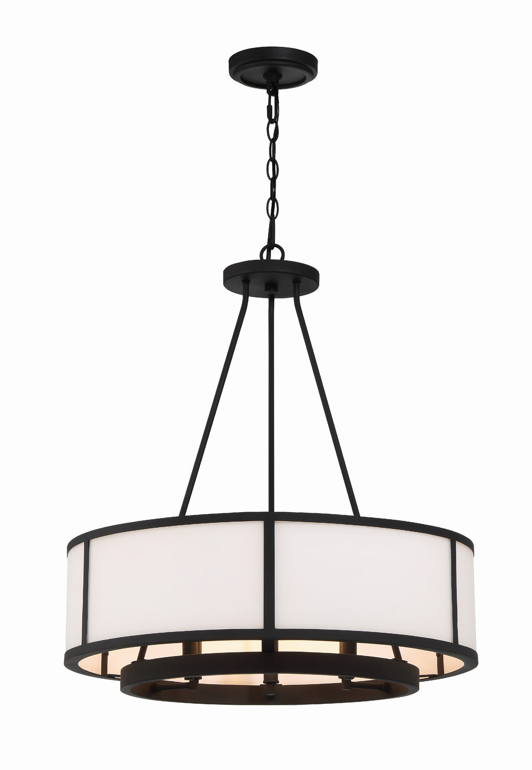 Bryant 6 Light Black Forged Chandelier
