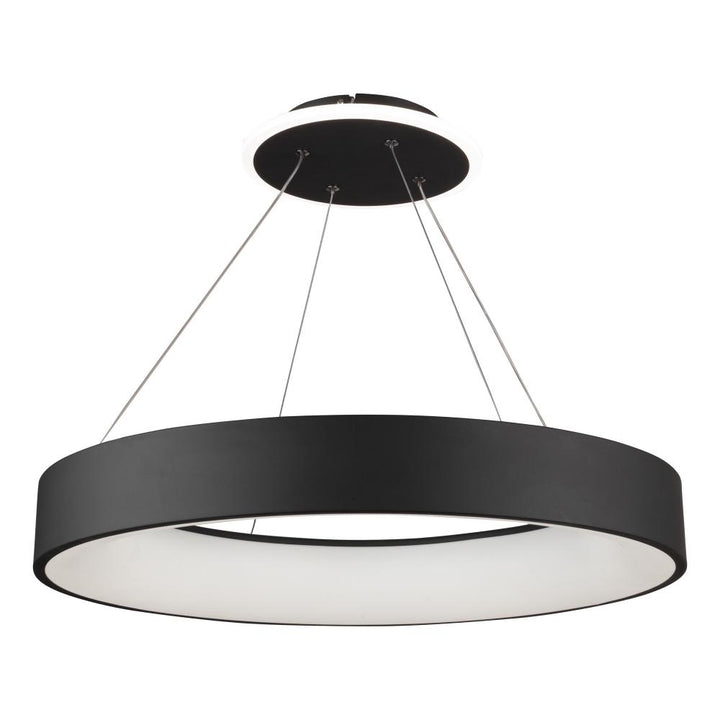 Lazio Collection Integrated LED Chandelier, Black