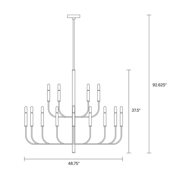 Brianna Large Two-Tier Chandelier