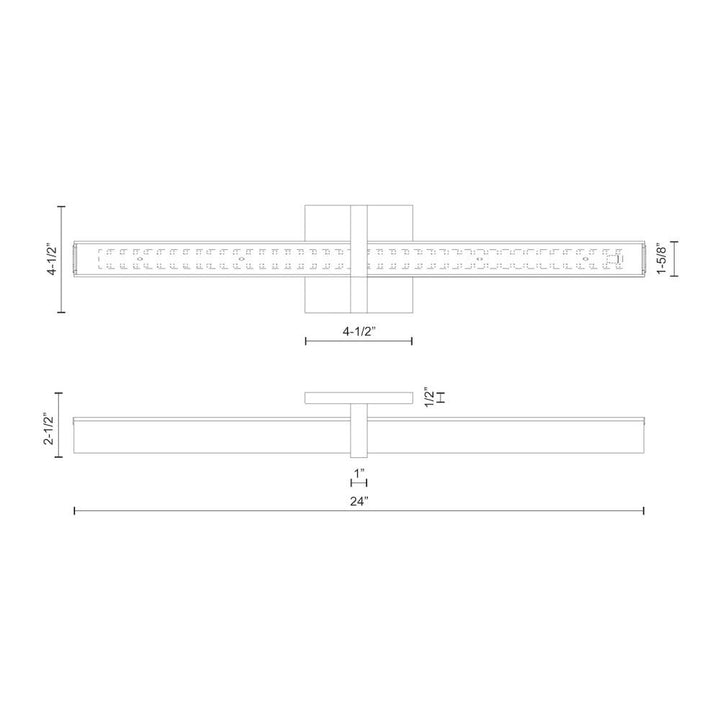 Camden 24-in Chrome LED Vanity
