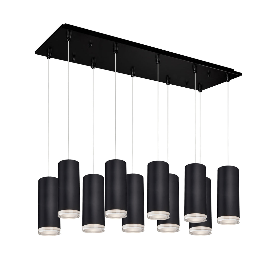 Cameo 27-in Black 10-Light Multi Pendant